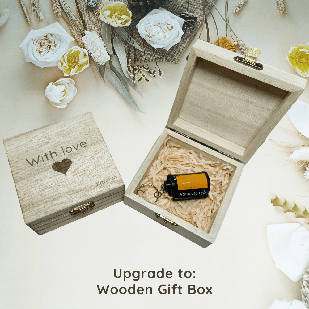 Custom Camera Film Roll Keychain, Personalized Memory Retro Camera Film HD Photo Album Voice Message Creative Picture Frames Birthday Christmas Gift Home Room Decor - uniqicon