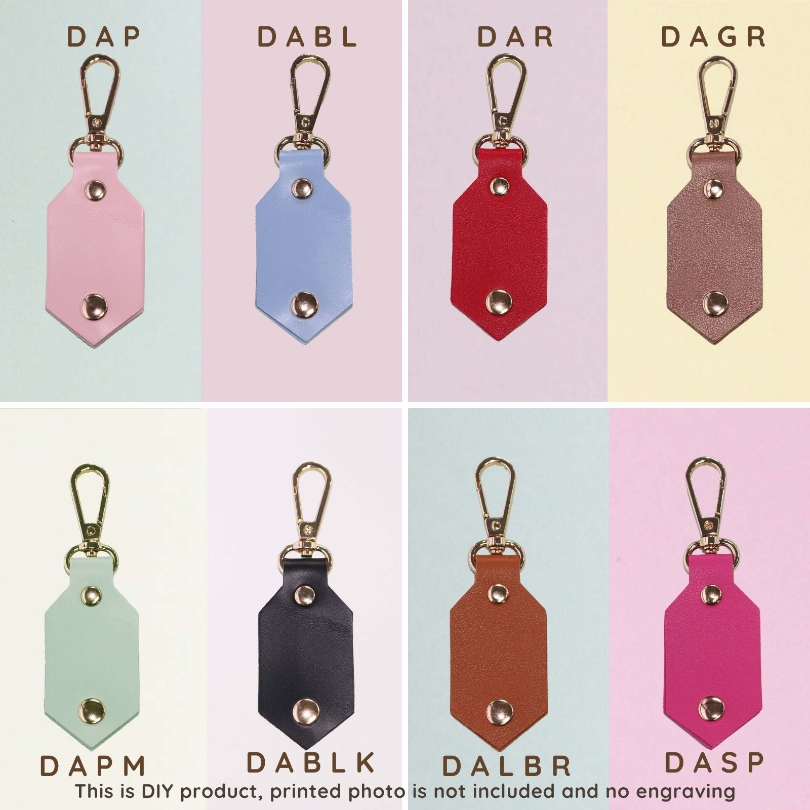 DIY Picture Key Chains,Custom Keychain With Picture, Llaveros(Leopard color) Personalizados Customized Keychain Gifts For Women Boyfriend Husband Mens - uniqicon