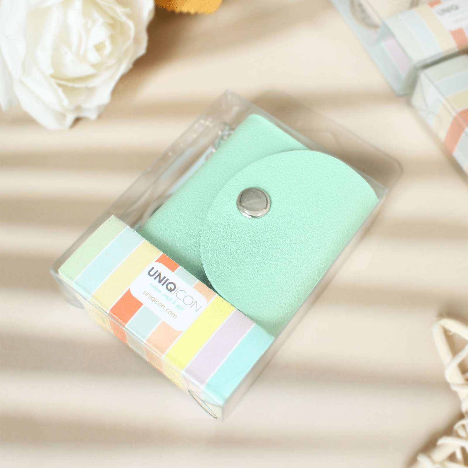 Mini Photo Keychain, Picture Keychains Personalized Album for Family, Boyfriend, Couples, Dog, Friends - uniqicon