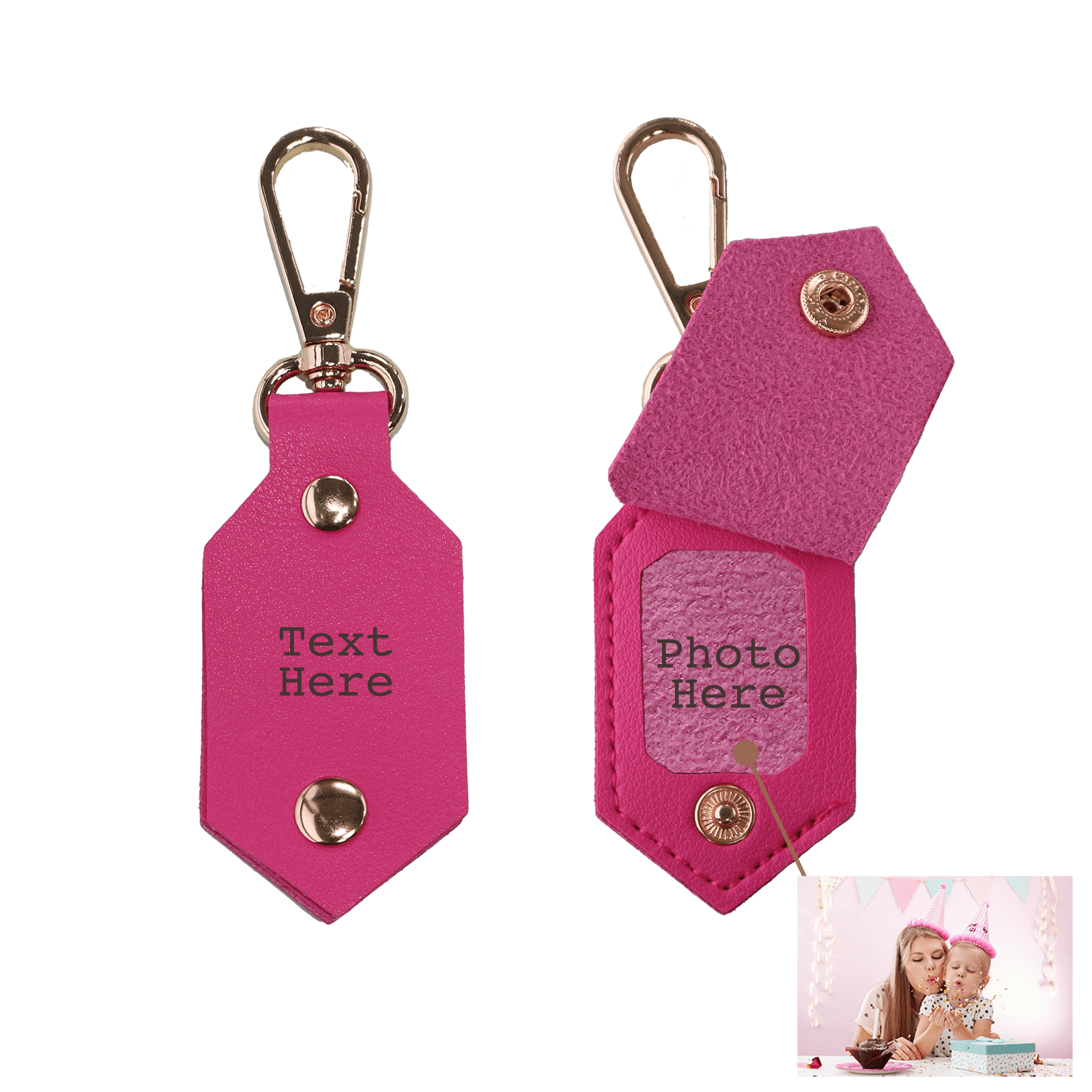 Personalized Picture Key Chains,Custom Keychain With Picture, Llaveros(Red) Personalizados Customized Keychain Gifts For Women Boyfriend Husband Mens - uniqicon