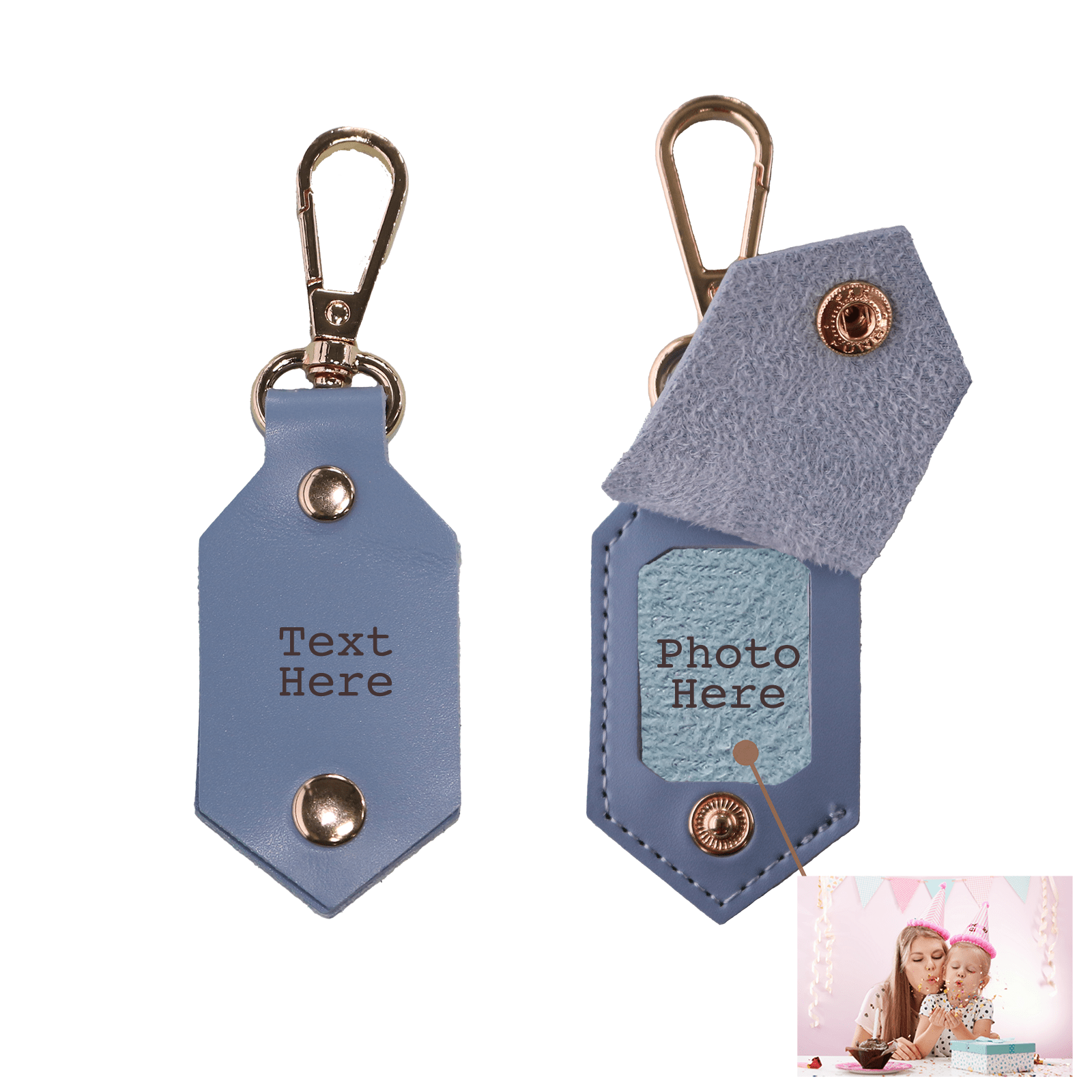 Personalized Picture Key Chains,Custom Keychain With Picture, Llaveros(Red) Personalizados Customized Keychain Gifts For Women Boyfriend Husband Mens - uniqicon