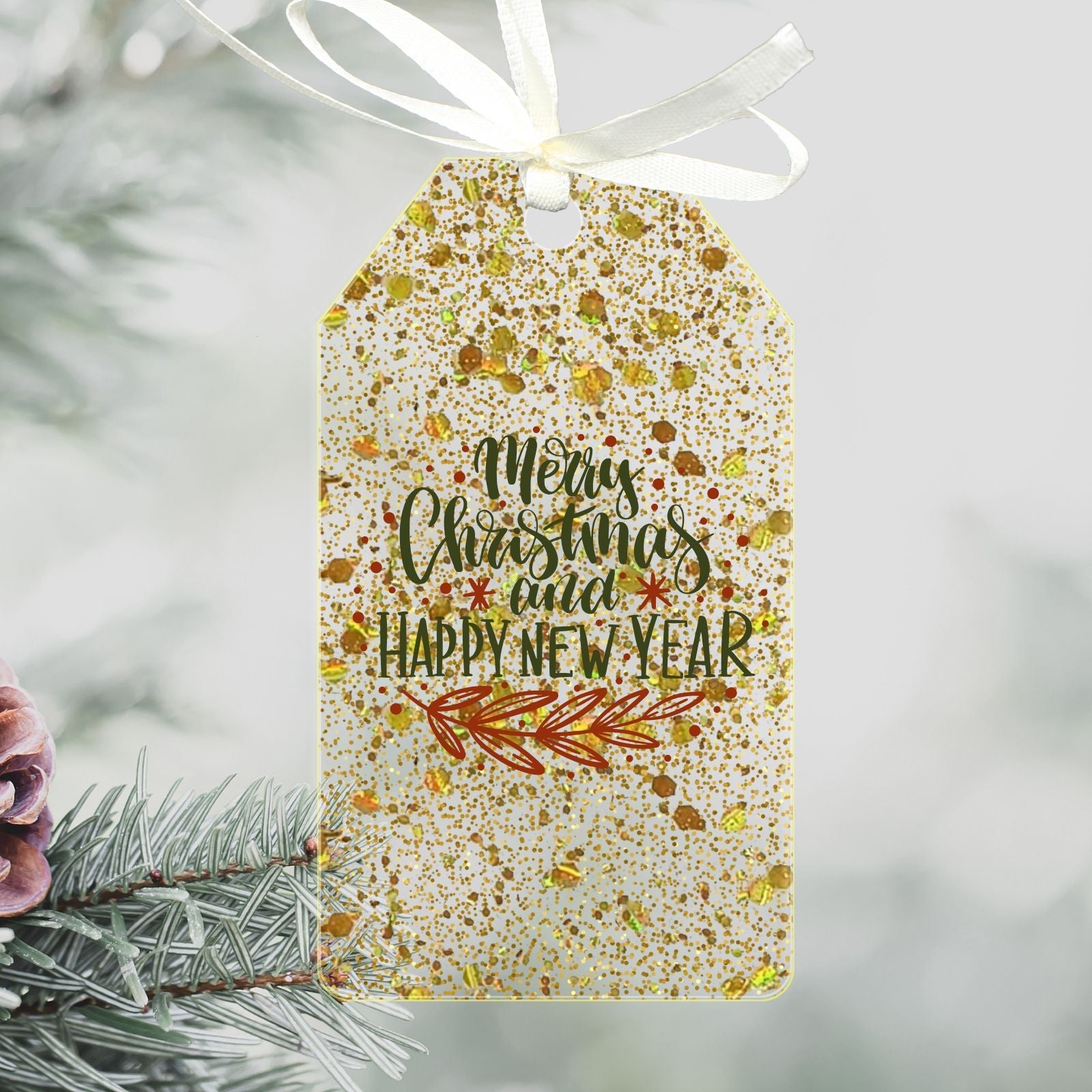 Uniqicon Acrylic For Crafting, DIY Ornaments For The Home, 3mm Cards With Hole, Unique Tags For DIY Projects And Crafts - uniqicon