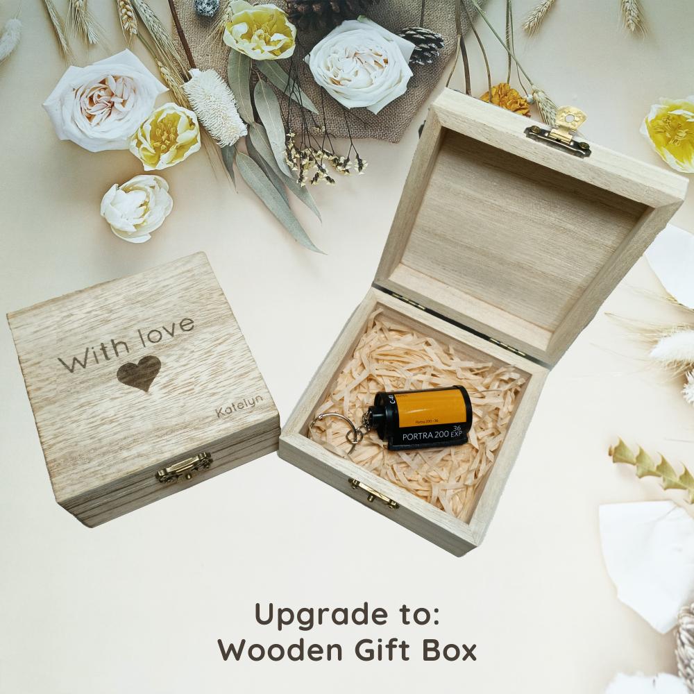 Personalized Customized Memory Retro Camera Film HD Photo Album Film Roll Keychain F3 Voice Message Creative Birthday Valentine Christmas Graduation Friend Anniversary Gift Souvenir Customized Handmade - uniqicon