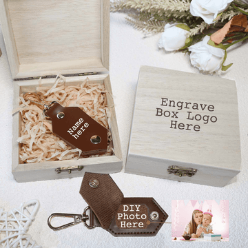 Personalized Picture Key Chains,Custom Keychain With Picture, Llaveros(Dark Brown) Personalizados Customized Keychain Gifts For Women Boyfriend Husband Mens
