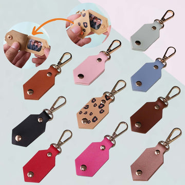 DIY Picture Key Chains,Custom Keychain With Picture, Llaveros(Red)Personalizados Customized Keychain Gifts For Women Boyfriend Husband Mens